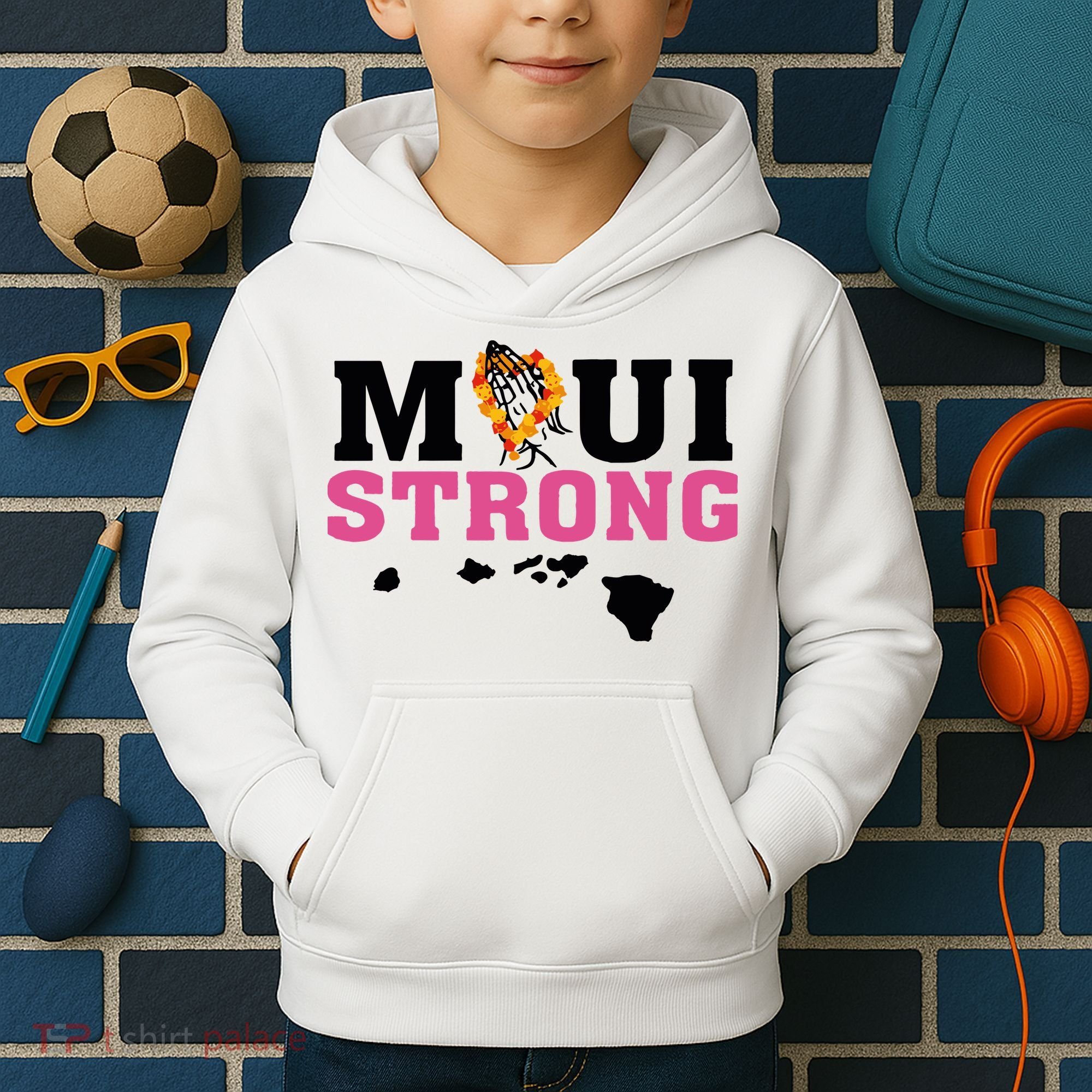 Maui Wildfire Relief All Profits Will Be Donated Kids Hoodie