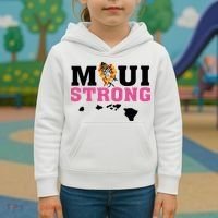 Maui Wildfire Relief All Profits Will Be Donated Kids Hoodie thumb 3