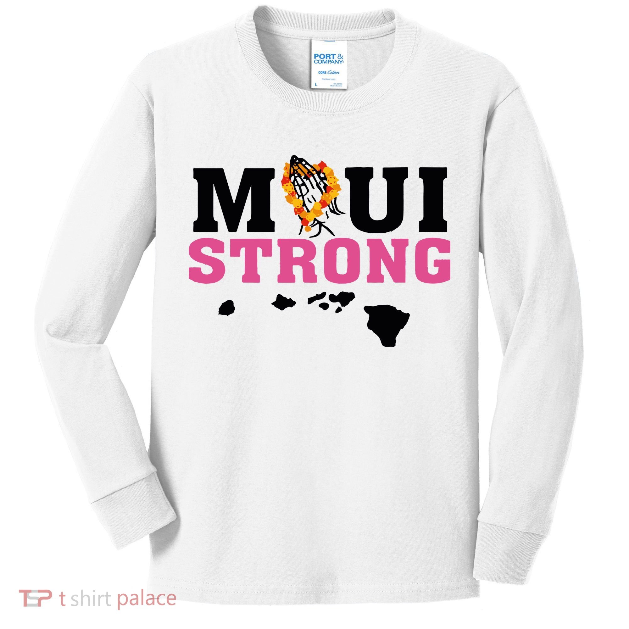 Maui Wildfire Relief All Profits Will Be Donated Kids Long Sleeve Shirt