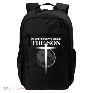My World Revolves Around The Son Backpack