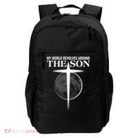 My World Revolves Around The Son Backpack thumb 0