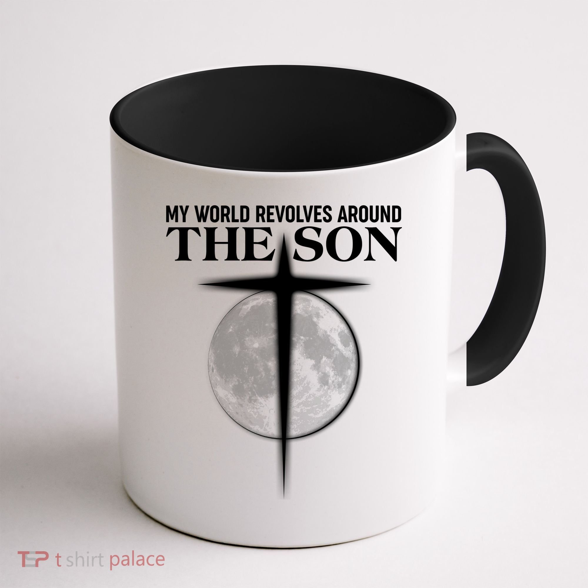 My World Revolves Around The Son Coffee Mug