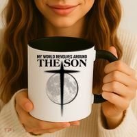 My World Revolves Around The Son Coffee Mug thumb 3