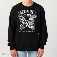 Ms Warrior 's Ms Awareness Orange Unisex And Kids Women's Sweatshirt thumb 0