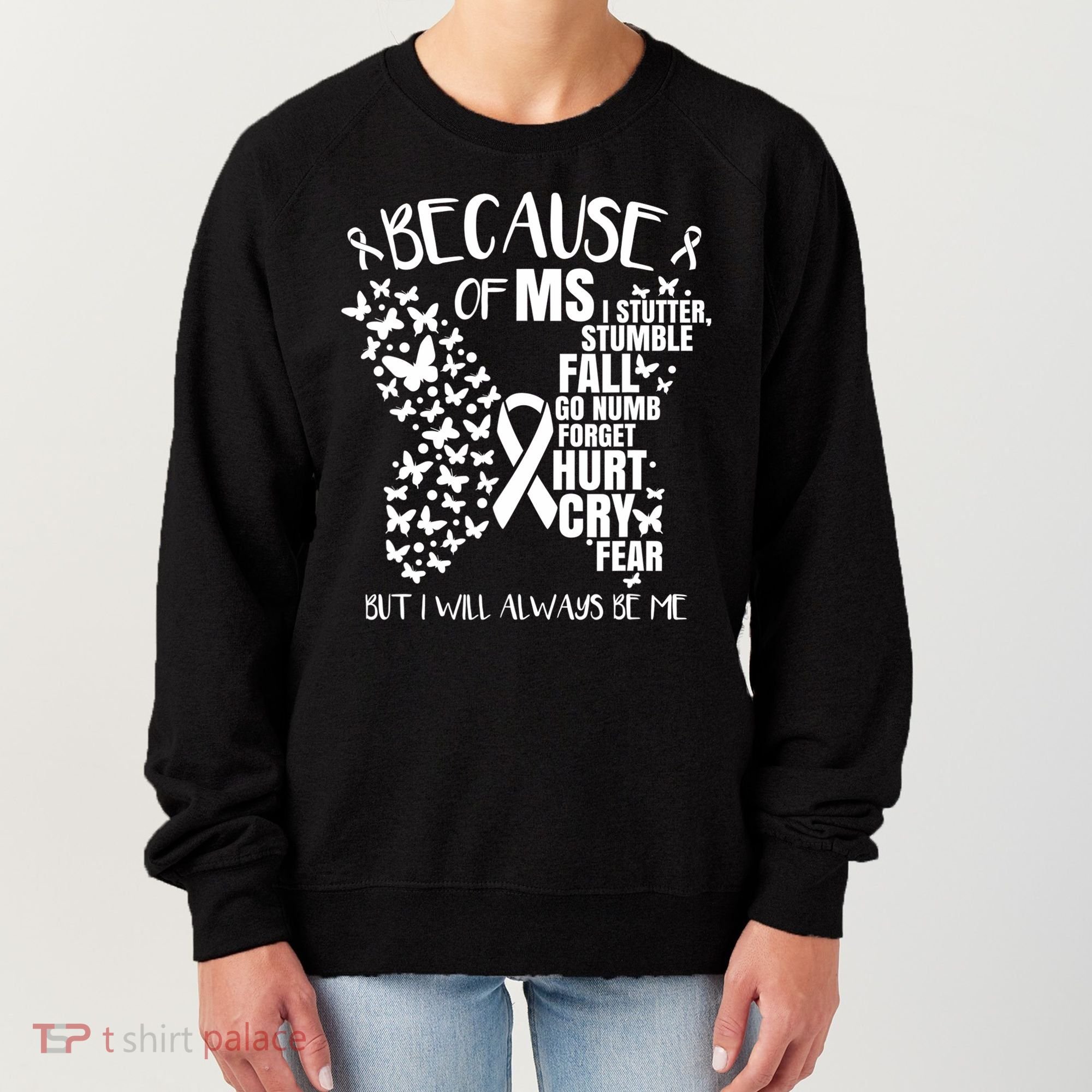 Ms Warrior 's Ms Awareness Orange Unisex And Kids Women's Sweatshirt