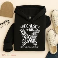 Ms Warrior 's Ms Awareness Orange Unisex And Kids Hoodie thumb 4