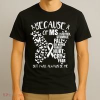 Ms Warrior 's Ms Awareness Orange Unisex And Kids T-Shirt thumb 3
