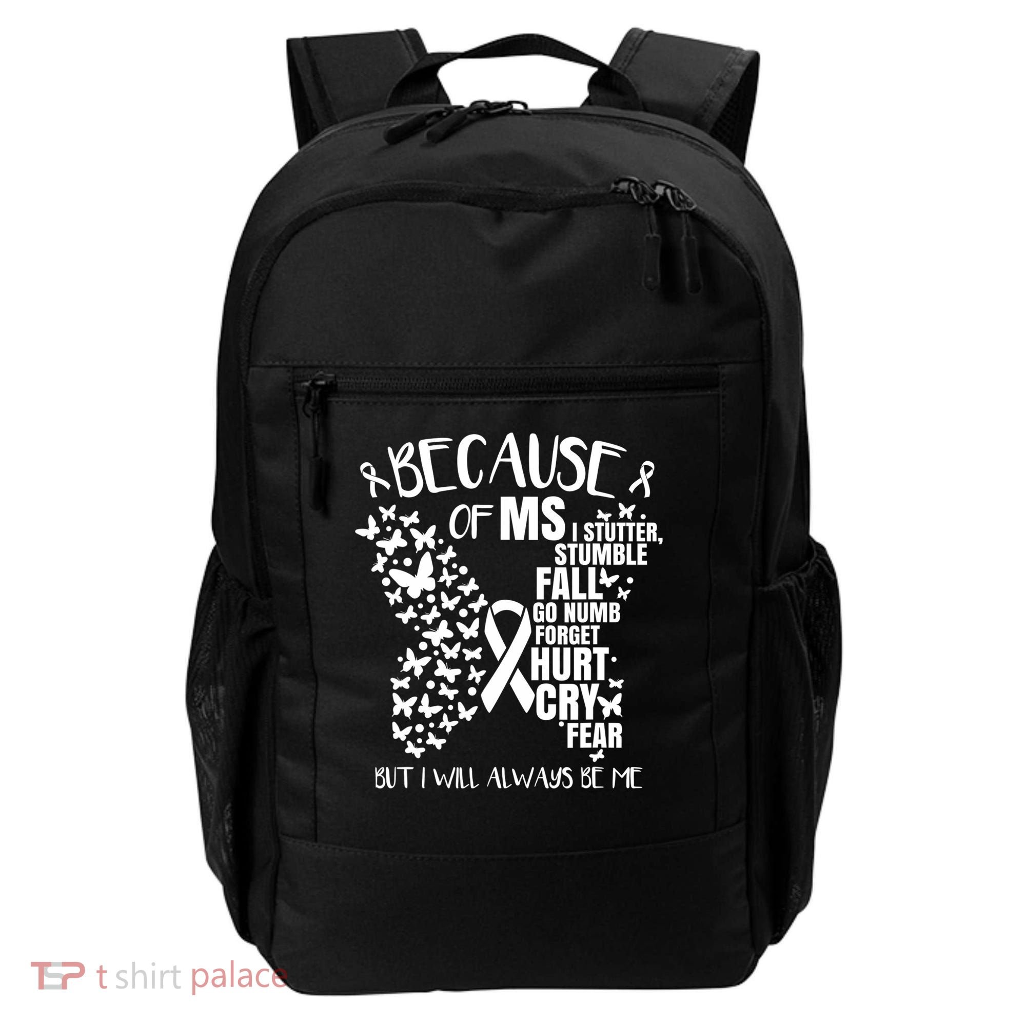 Ms Warrior 's Ms Awareness Orange Unisex And Kids Backpack