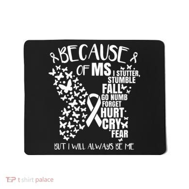 Ms Warrior 's Ms Awareness Orange Unisex And Kids Mousepad