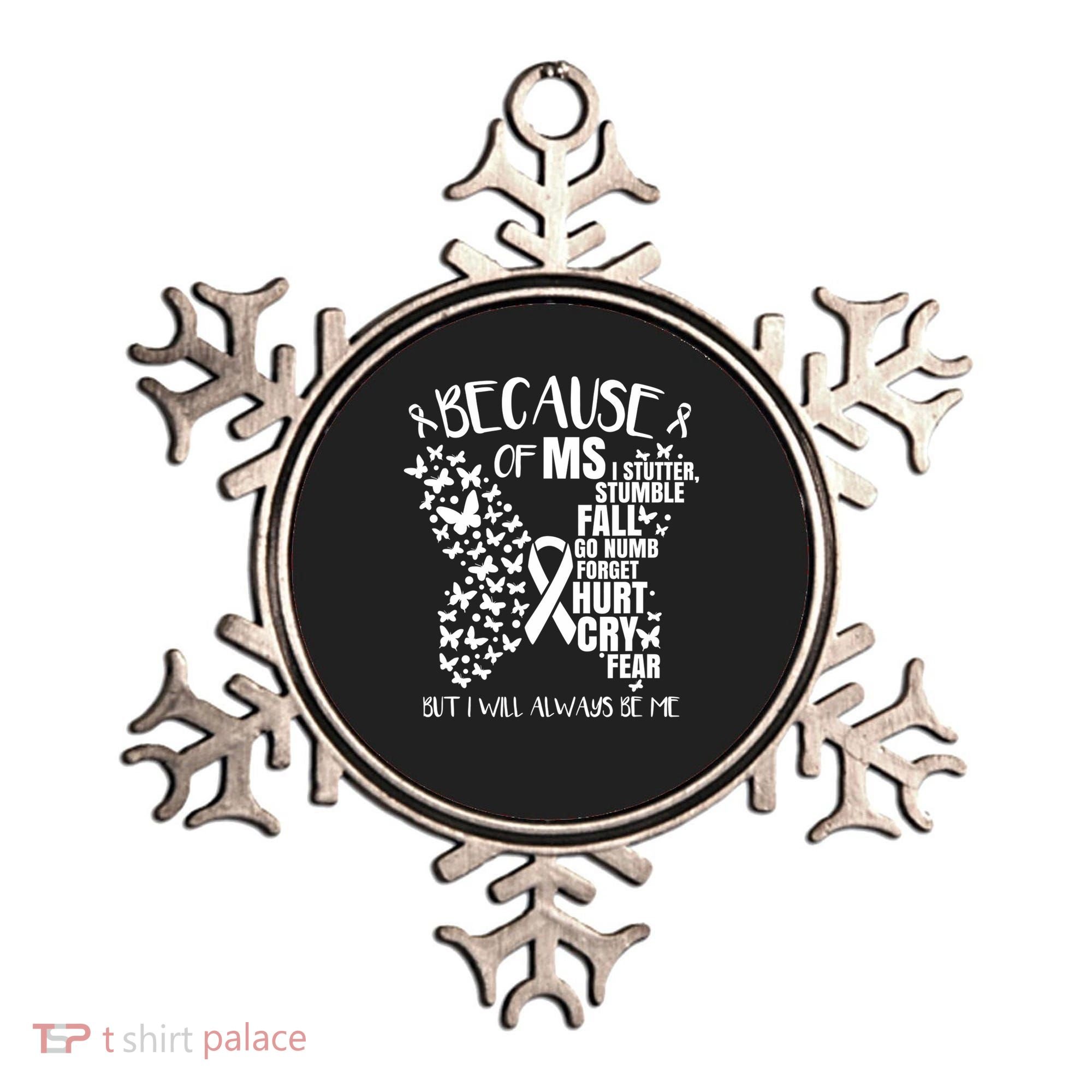 Ms Warrior 's Ms Awareness Orange Unisex And Kids Ornament