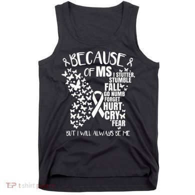 Ms Warrior 's Ms Awareness Orange Unisex And Kids Tank Top