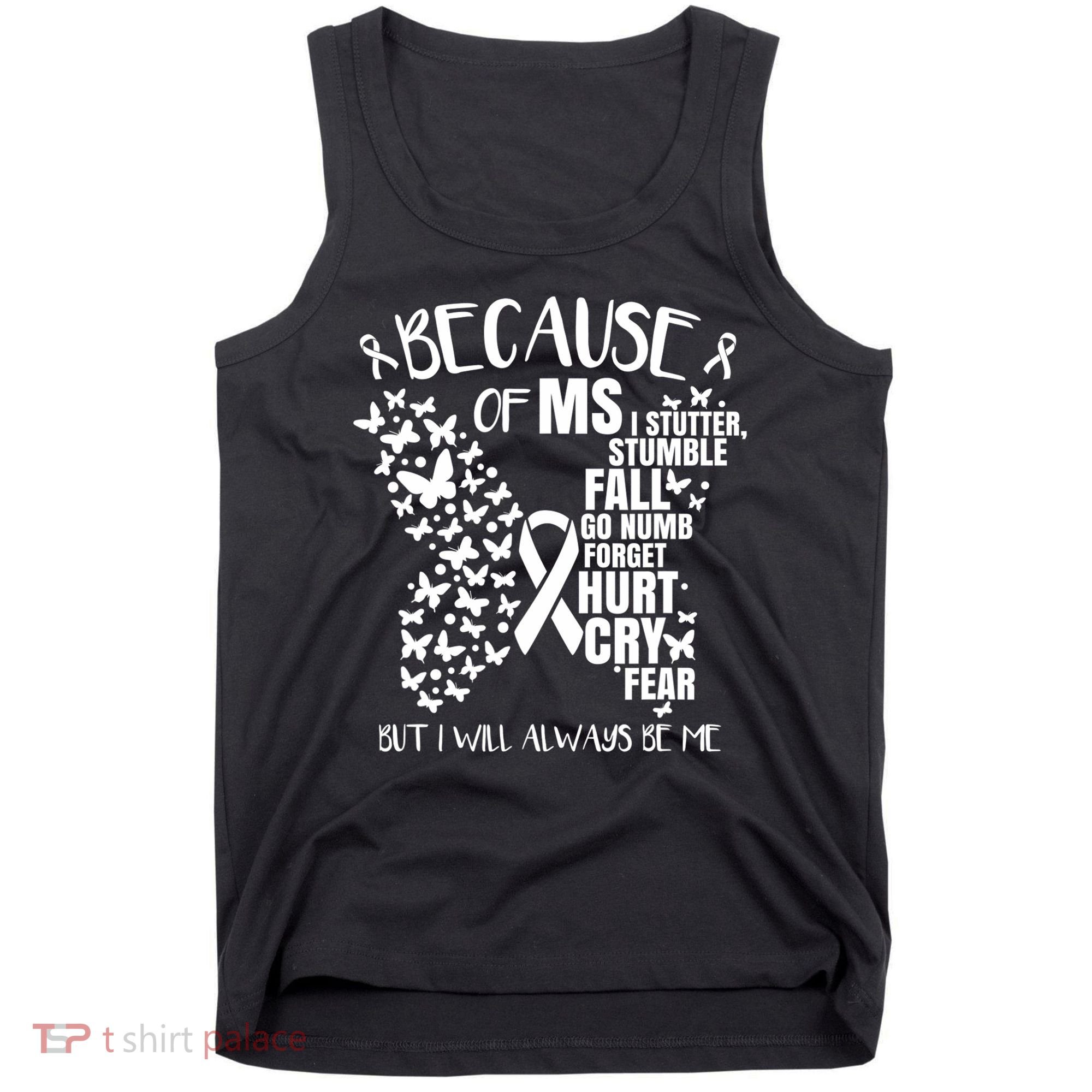 Ms Warrior 's Ms Awareness Orange Unisex And Kids Tank Top
