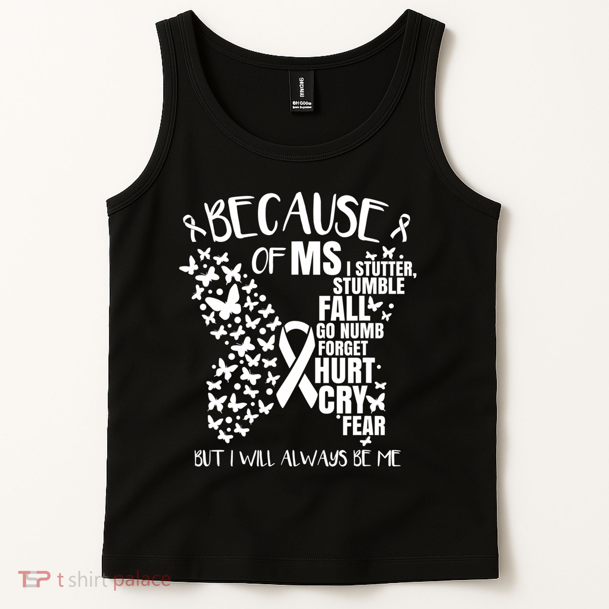 Ms Warrior 's Ms Awareness Orange Unisex And Kids Tank Top
