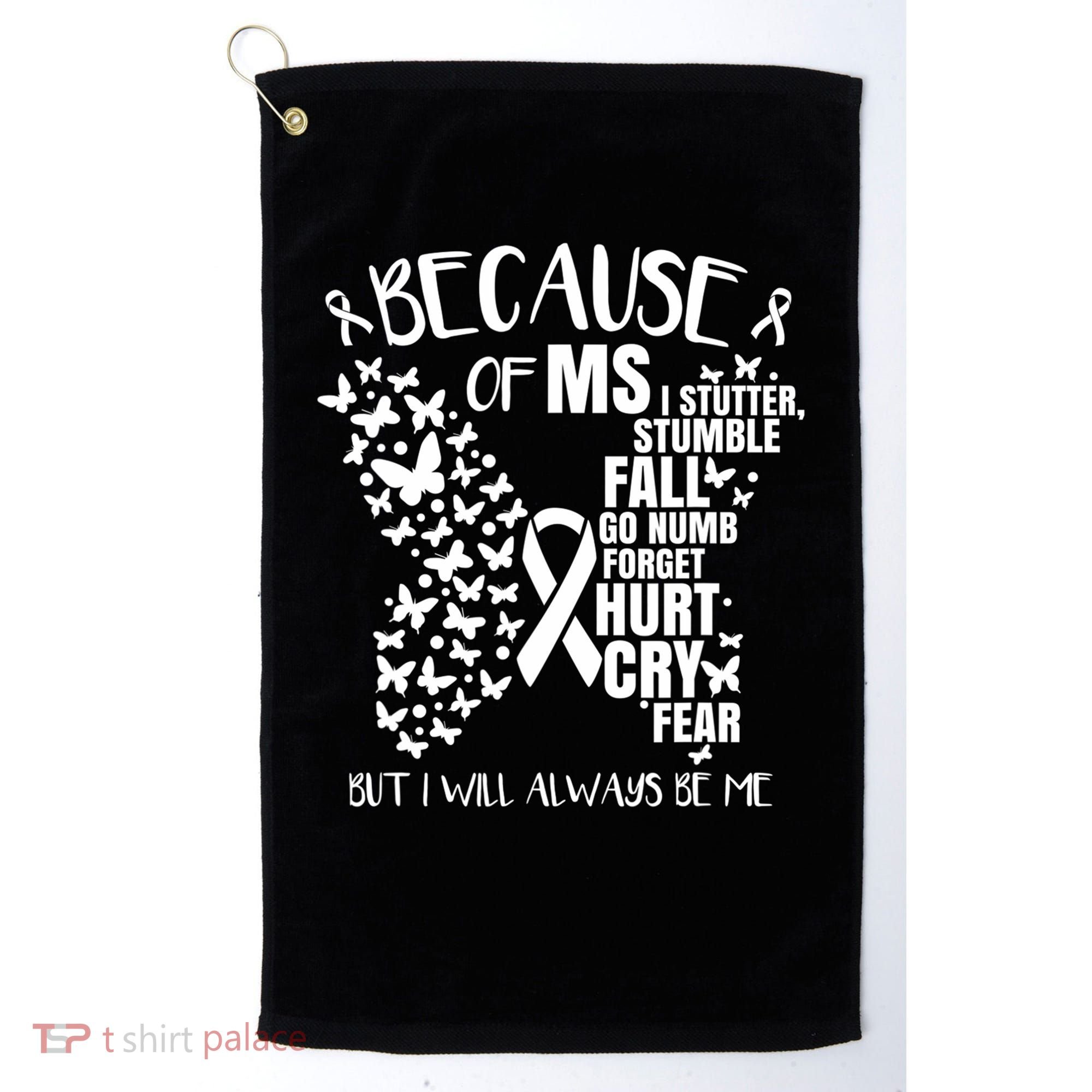 Ms Warrior 's Ms Awareness Orange Unisex And Kids Golf Towel
