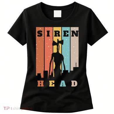 Monster With Sirens For Heads Over City Horror Women's T-Shirt