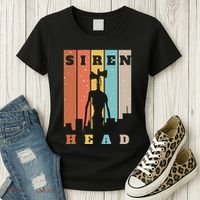 Monster With Sirens For Heads Over City Horror Women's T-Shirt thumb 3