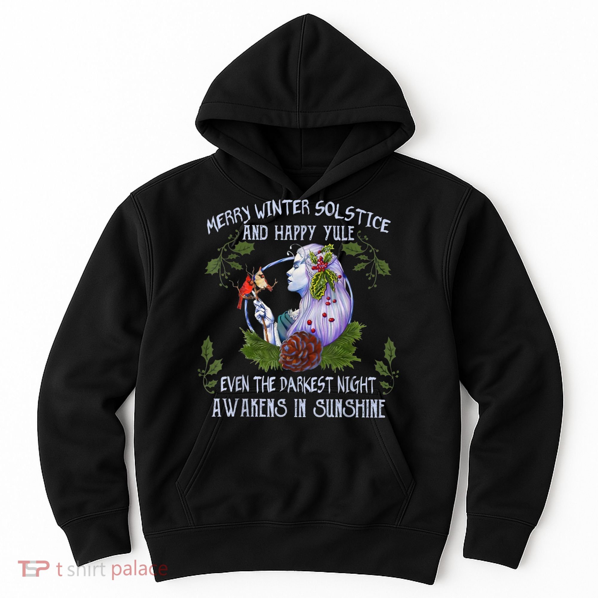 Merry Winter Solstice And Happy Yule Hoodie