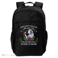 Merry Winter Solstice And Happy Yule Backpack thumb 0