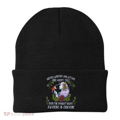 Merry Winter Solstice And Happy Yule Beanie