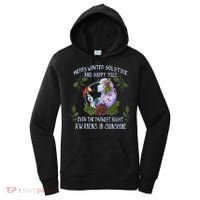 Merry Winter Solstice And Happy Yule Women's Hoodie thumb 0