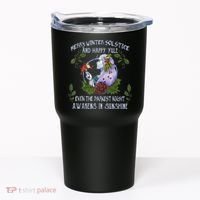 Merry Winter Solstice And Happy Yule Tumbler thumb 0