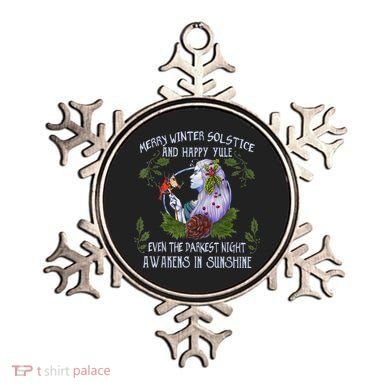 Merry Winter Solstice And Happy Yule Ornament