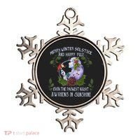 Merry Winter Solstice And Happy Yule Ornament thumb 0