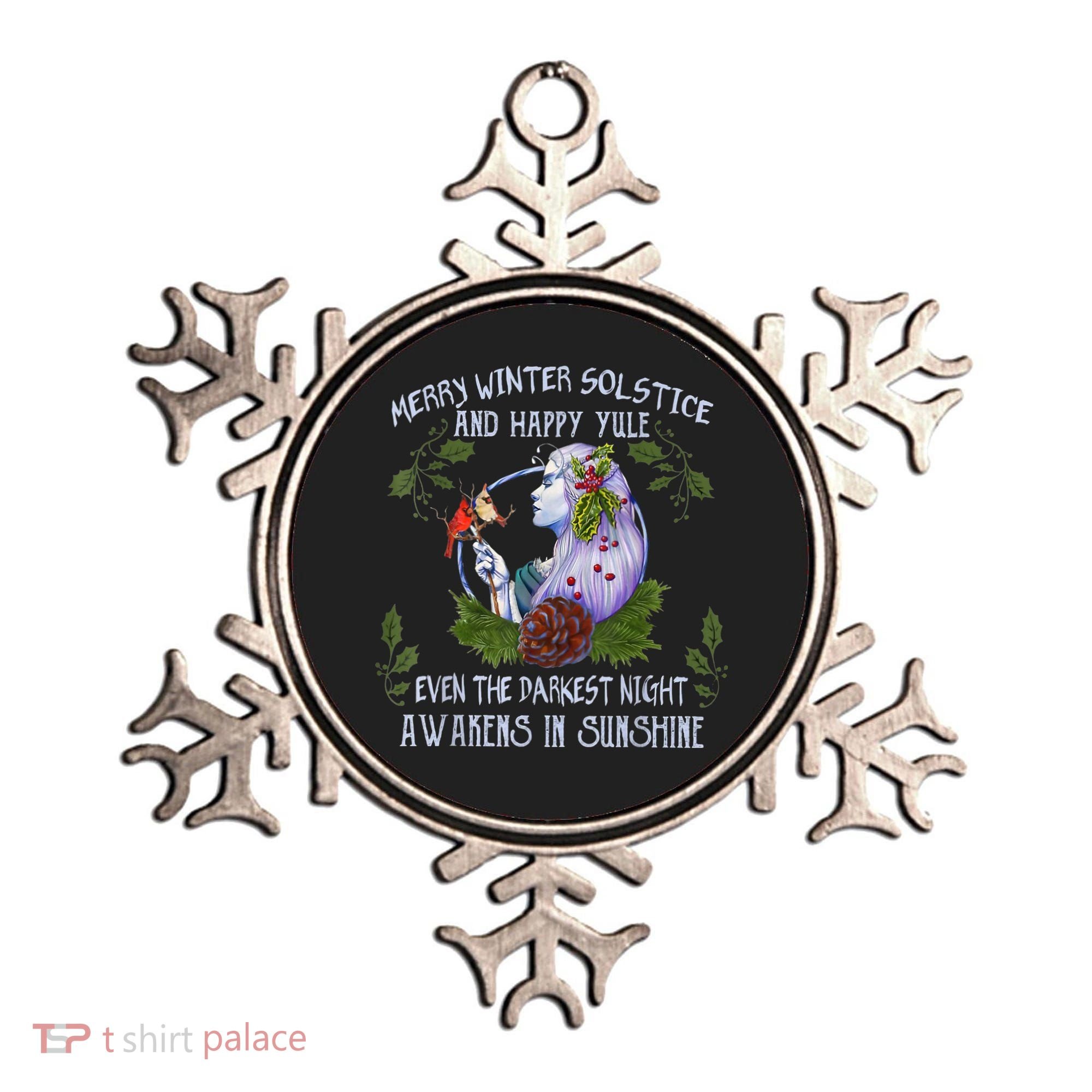 Merry Winter Solstice And Happy Yule Ornament