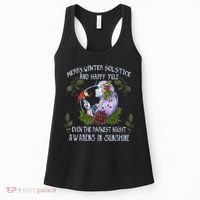 Merry Winter Solstice And Happy Yule Women's Tank Top thumb 0
