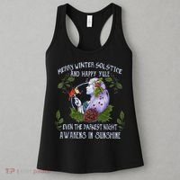 Merry Winter Solstice And Happy Yule Women's Tank Top thumb 3