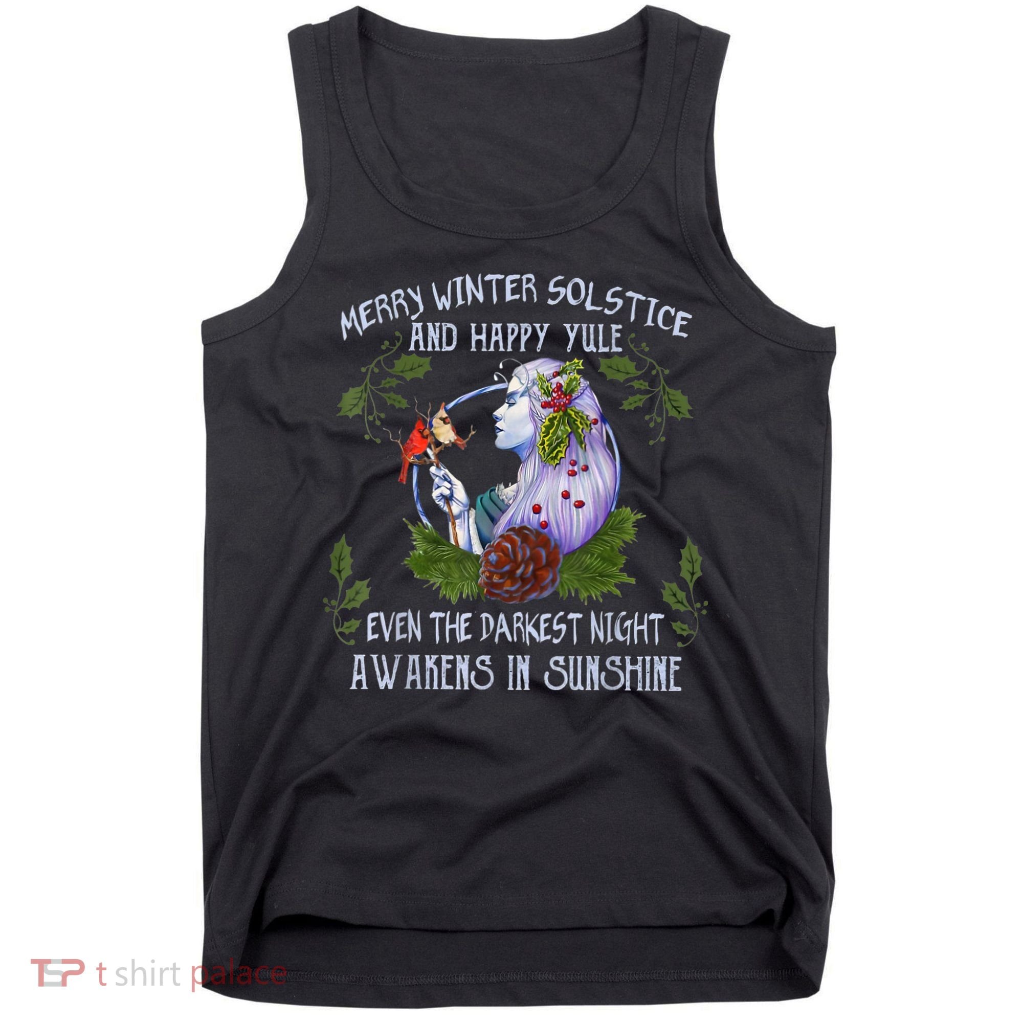 Merry Winter Solstice And Happy Yule Tank Top