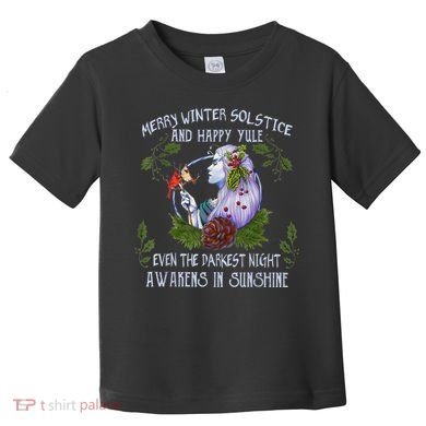 Merry Winter Solstice And Happy Yule Toddler T-Shirt
