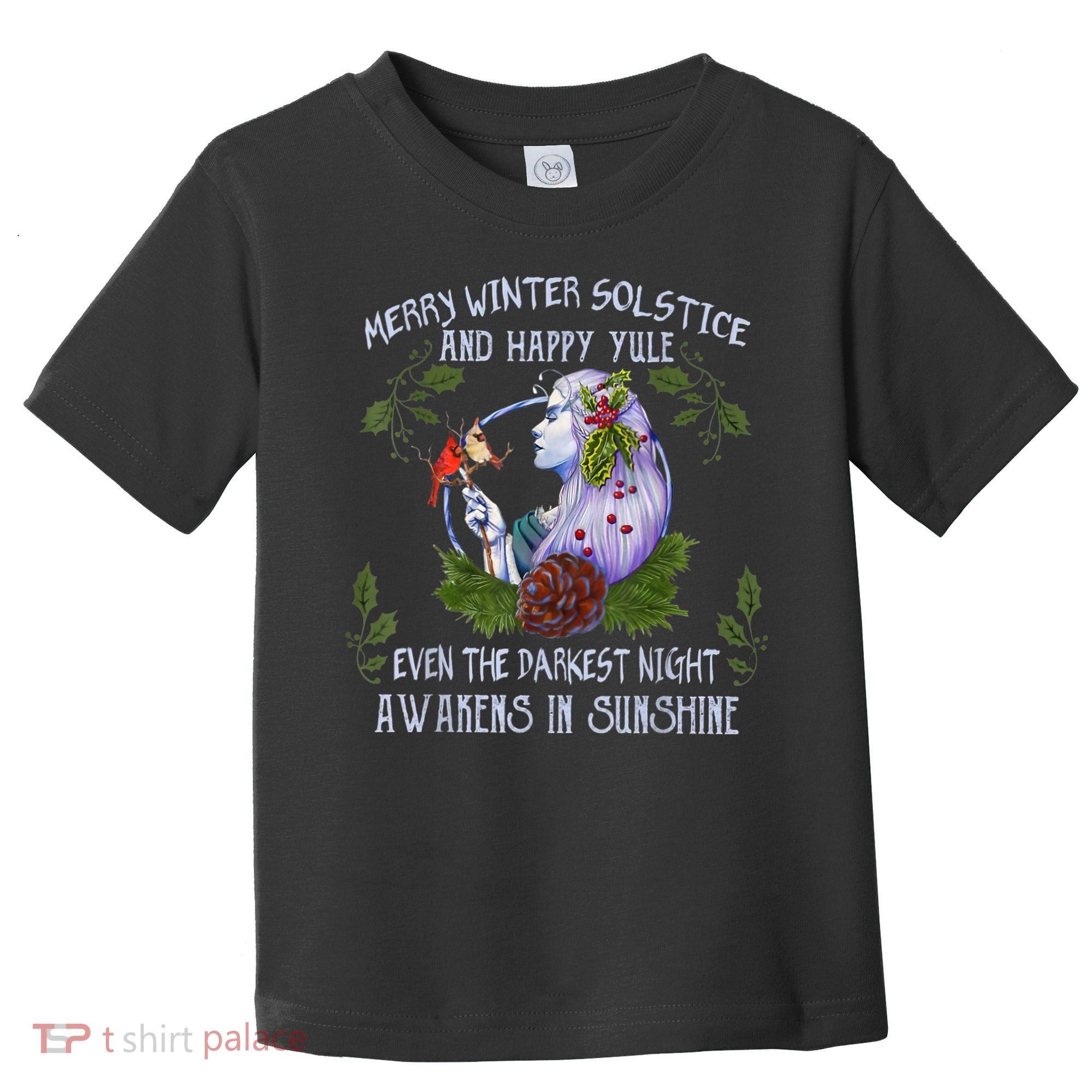 Merry Winter Solstice And Happy Yule Toddler T-Shirt