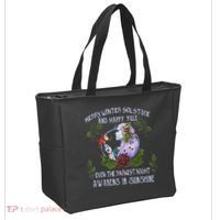 Merry Winter Solstice And Happy Yule Tote Bag thumb 2