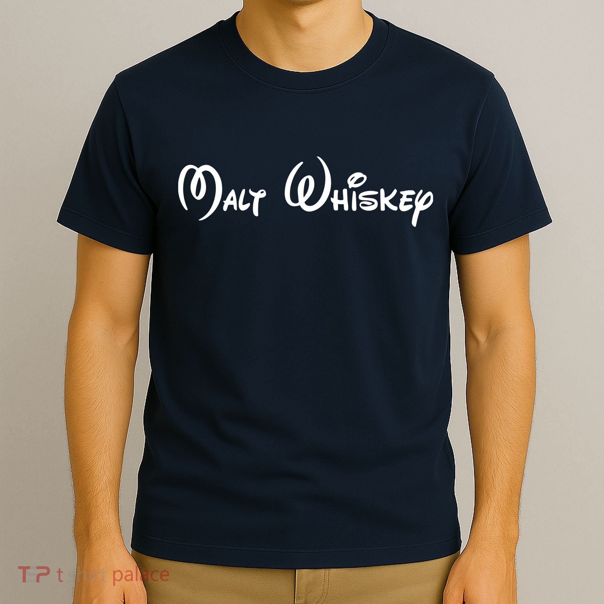 Malt Whiskey Shirts Funny Gift Idea Pun Logo Parody T-Shirt