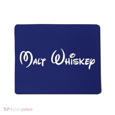 Malt Whiskey Shirts Funny Gift Idea Pun Logo Parody Mousepad