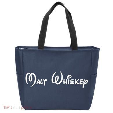 Malt Whiskey Shirts Funny Gift Idea Pun Logo Parody Tote Bag