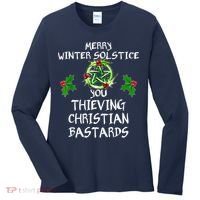 Merry Winter Solstice You Thieving Christian Bastards Women's Long Sleeve Shirt thumb 0