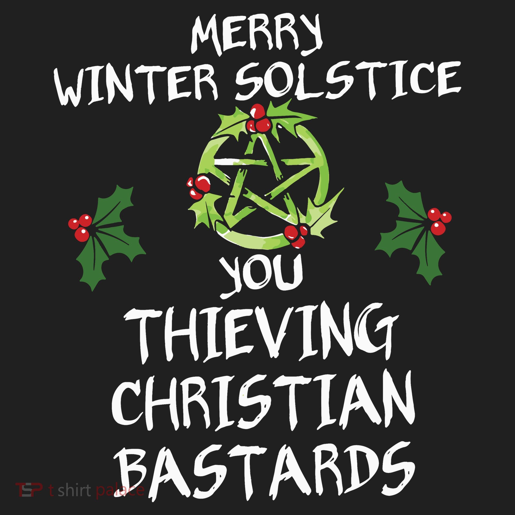 Merry Winter Solstice You Thieving Christian Bastards Beanie