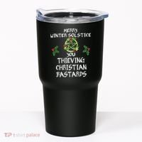 Merry Winter Solstice You Thieving Christian Bastards Tumbler thumb 0