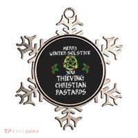 Merry Winter Solstice You Thieving Christian Bastards Ornament thumb 0