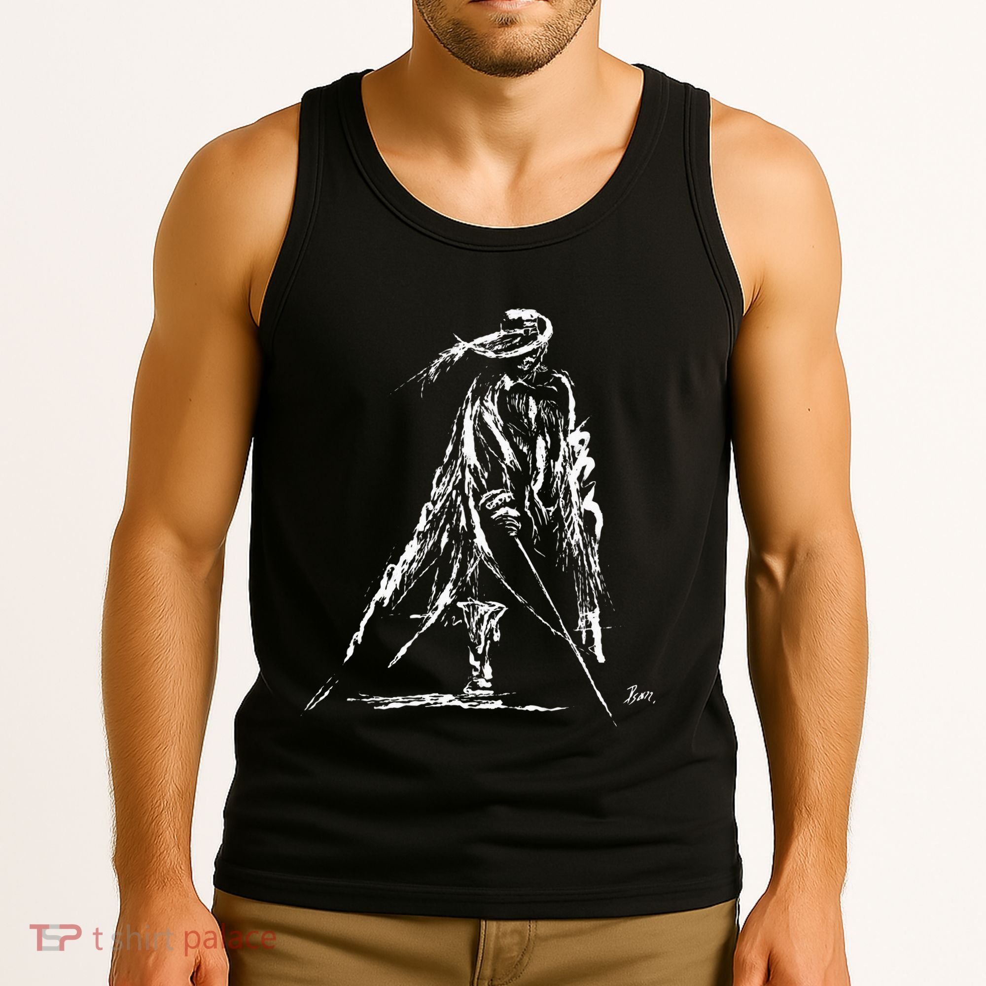 Musketeer With Sword And Coat Tank Top
