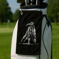 Musketeer With Sword And Coat Golf Towel thumb 2