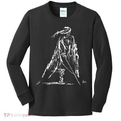 Musketeer With Sword And Coat Kids Long Sleeve Shirt