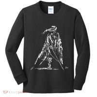 Musketeer With Sword And Coat Kids Long Sleeve Shirt thumb 0
