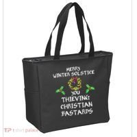 Merry Winter Solstice You Thieving Christian Bastards 21 Tote Bag thumb 2