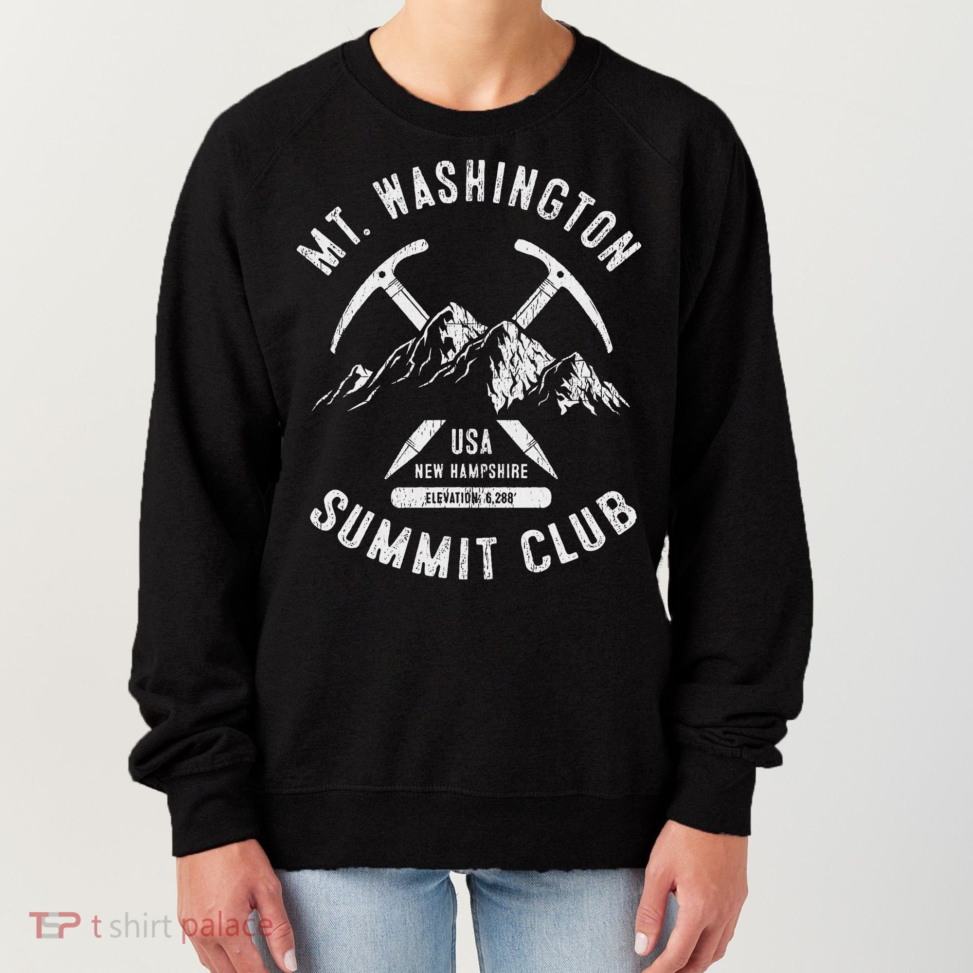Mount Washington Summit Club I Climbed Mt Washington Women's Sweatshirt