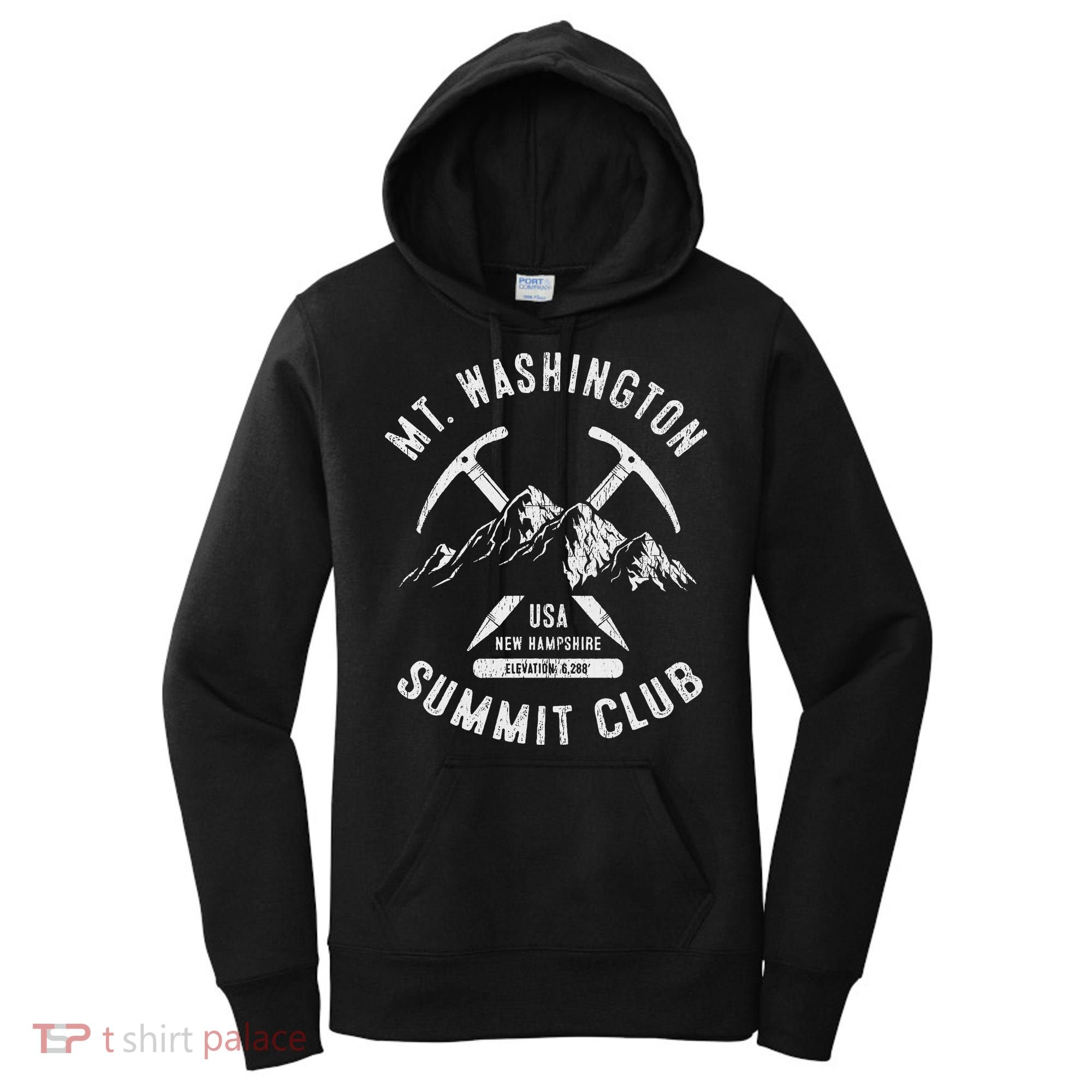 Mount Washington Summit Club I Climbed Mt Washington Women's Hoodie