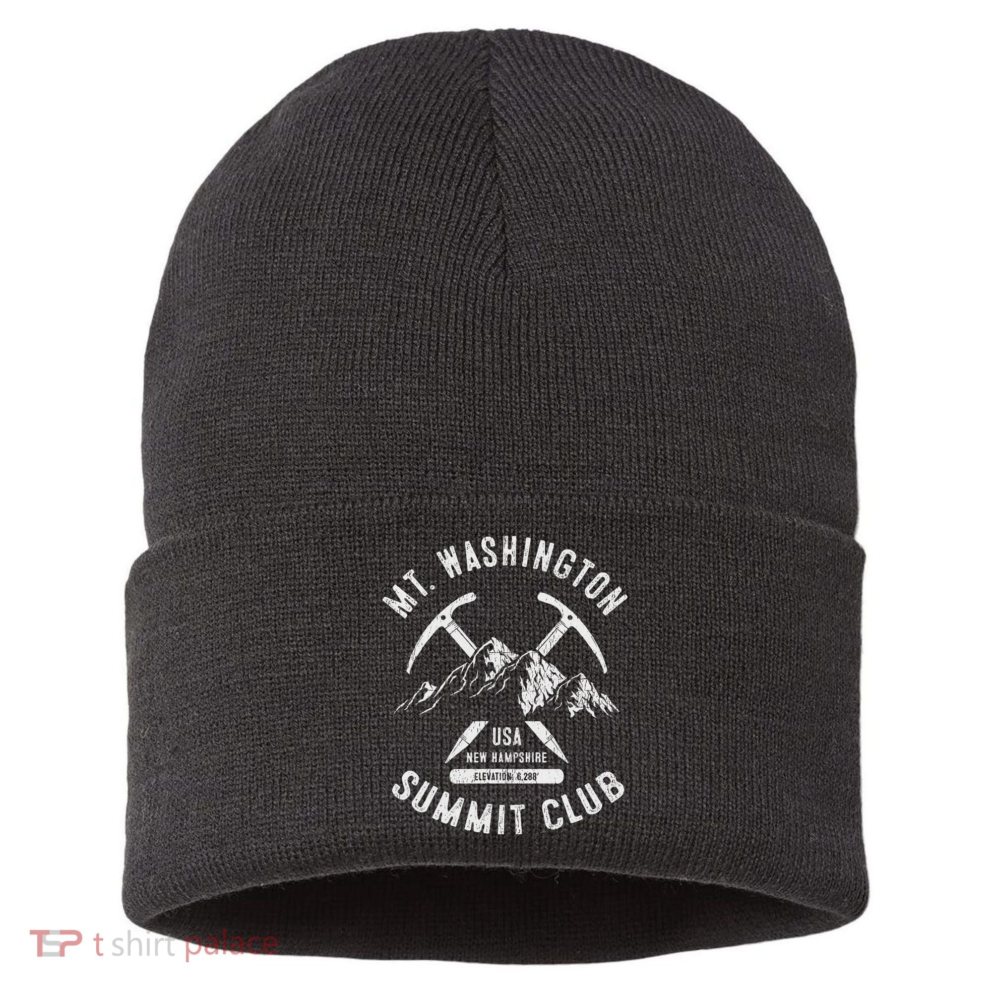 Mount Washington Summit Club I Climbed Mt Washington Sustainable Knit Beanie