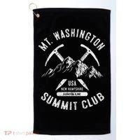 Mount Washington Summit Club I Climbed Mt Washington Golf Towel thumb 0